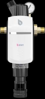 Rückspülfilter BWT R1 mit Manometer und Druckminderer, Herstellerbild